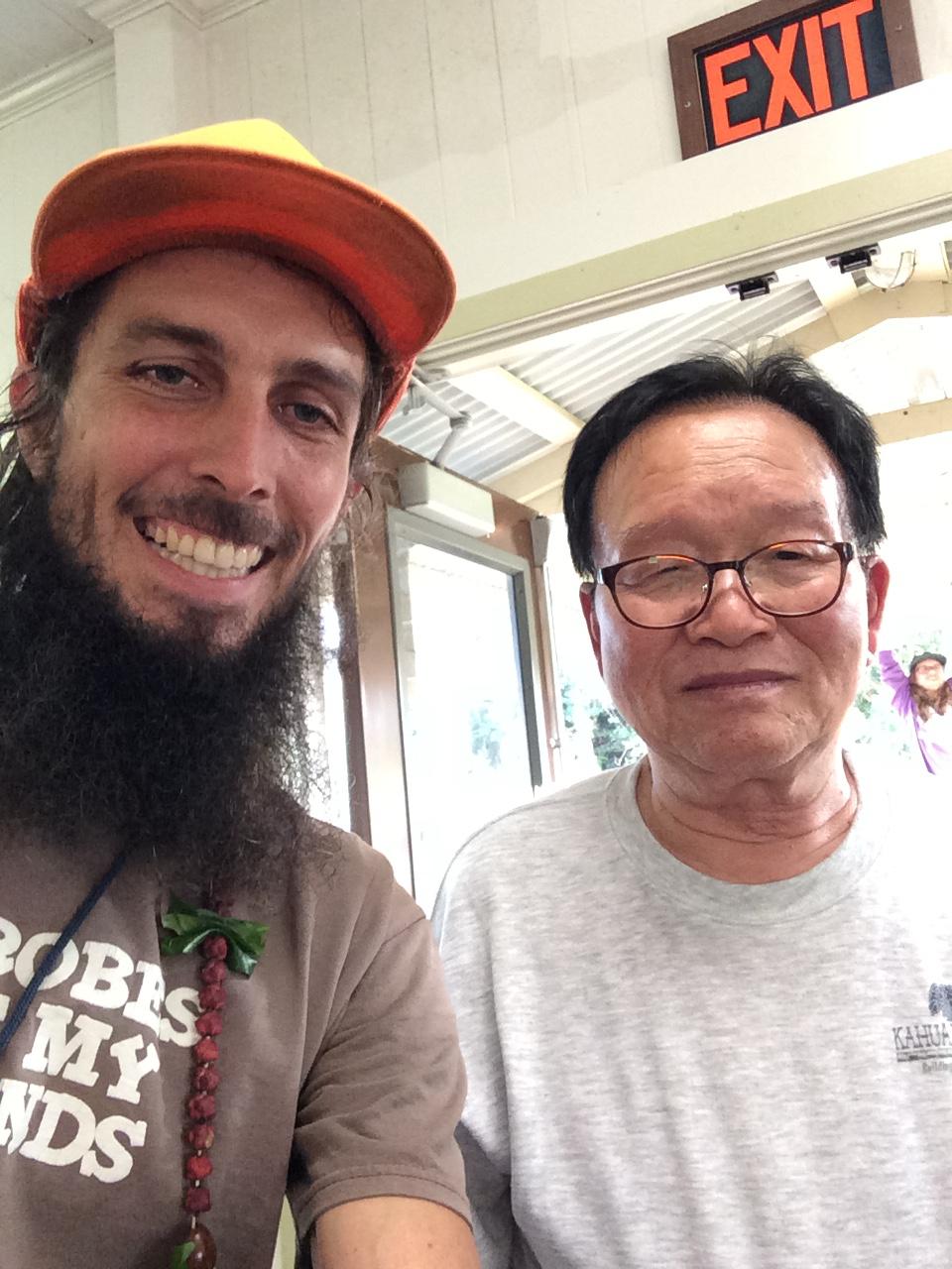 Drake Weinert and Master Cho